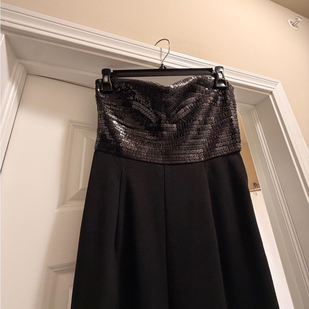 Express Black Sequin Jumpsuit